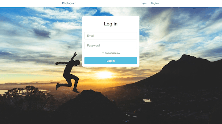 New Login Page